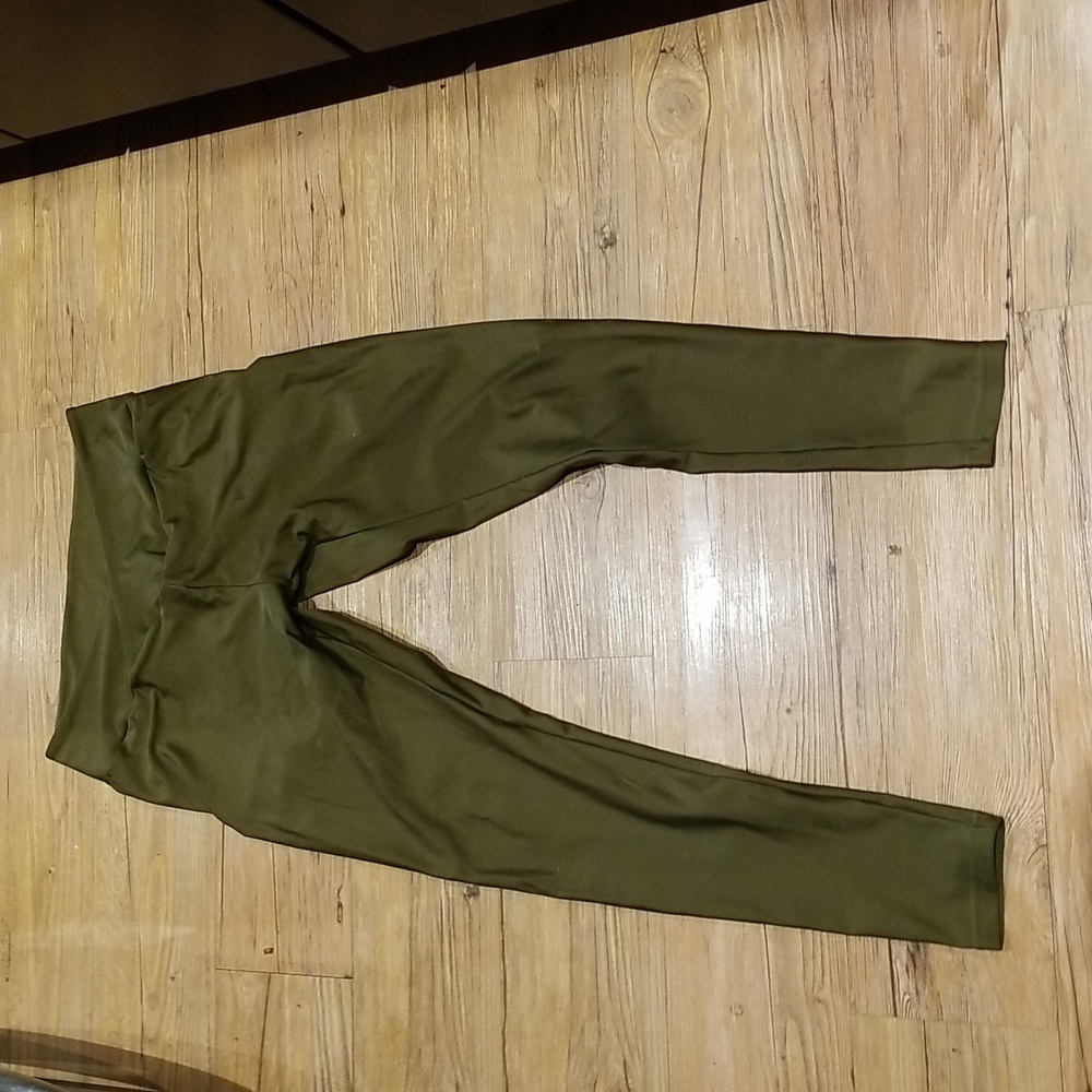 Obsession Rules Olive Green Leggings
